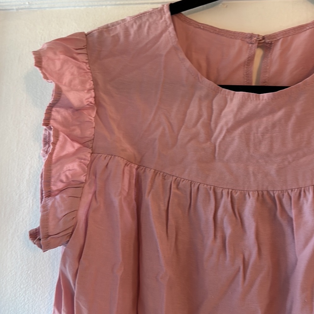 pink tiered dress - Picture 2 of 4